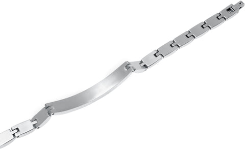 Elegant Surgical Grade Steel Medical Alert ID Bracelet - Women's / Type 1 Diabetes - Smarter LifeStyle Shop