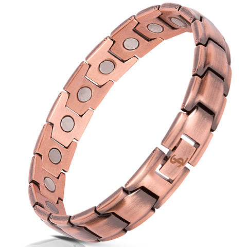 Elegant Men's Pure Copper Magnetic Therapy Bracelet
