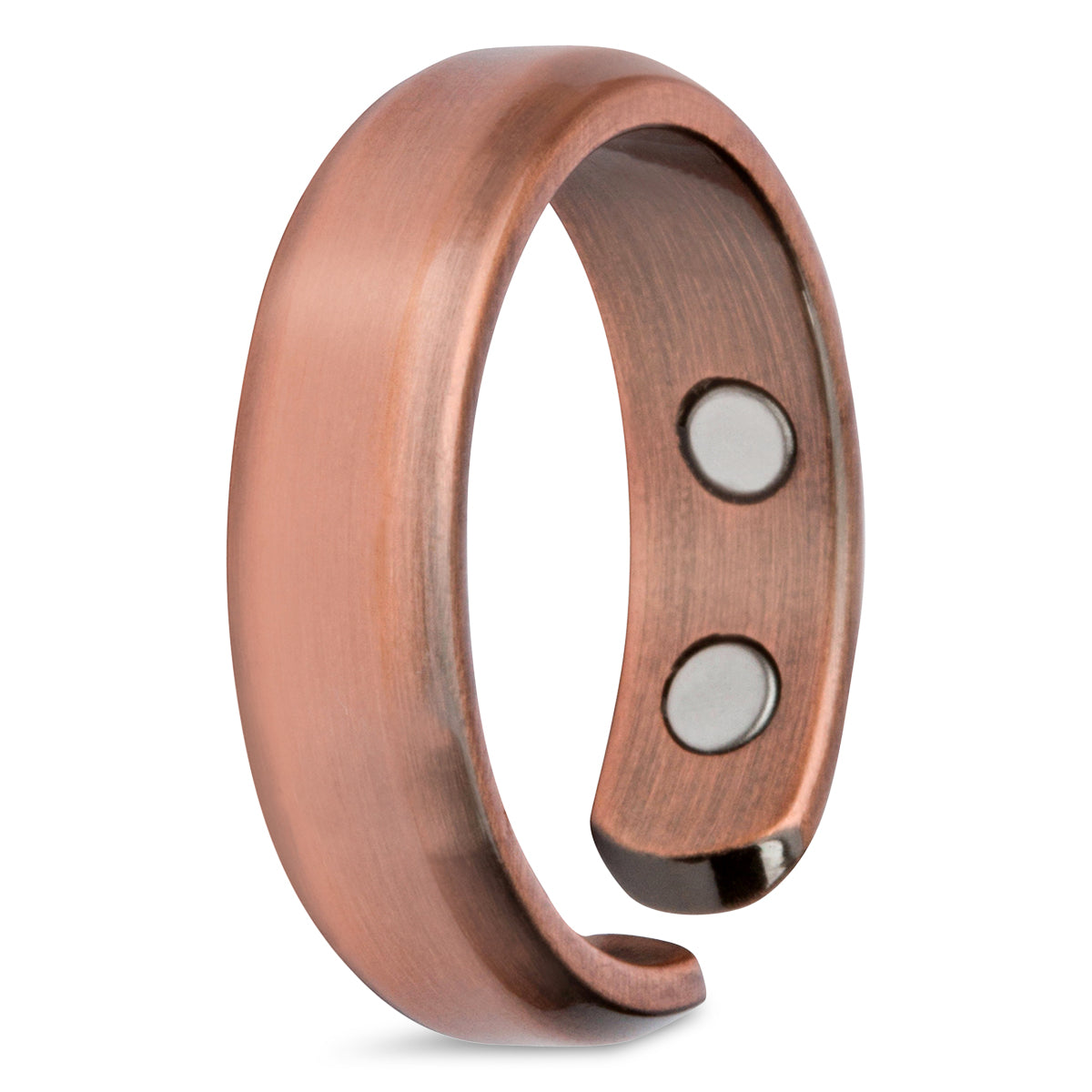 Elegant Pure Copper Magnetic Therapy Ring - Single Ring - Size 07 - Smarter LifeStyle Shop