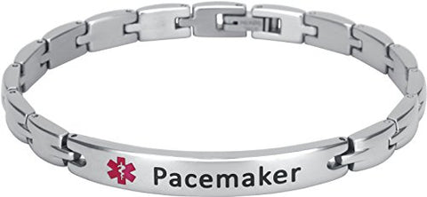 Elegant Surgical Grade Steel Medical Alert ID Bracelet - Women's / Pacemaker - Smarter LifeStyle Shop