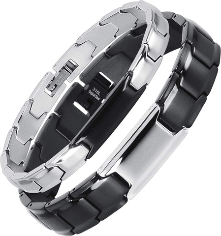 Smarter LifeStyle Elegant Couples His and Hers Distance Bracelets, Surgical Grade Steel (Matching Set, His & Hers) - Smarter LifeStyle Shop